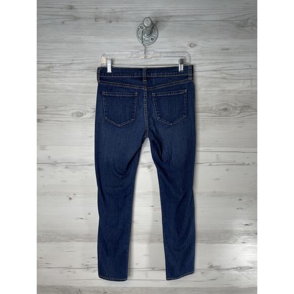 Old Navy Jeans Womens 2 Short Blue The Flirt Stretch Denim Dark Wash 5 Pocket - Picture 7 of 12
